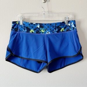 Lululemon Run: Speed Short Sapphire Blue/Washi Weave Angel Wing Naval Blue 8